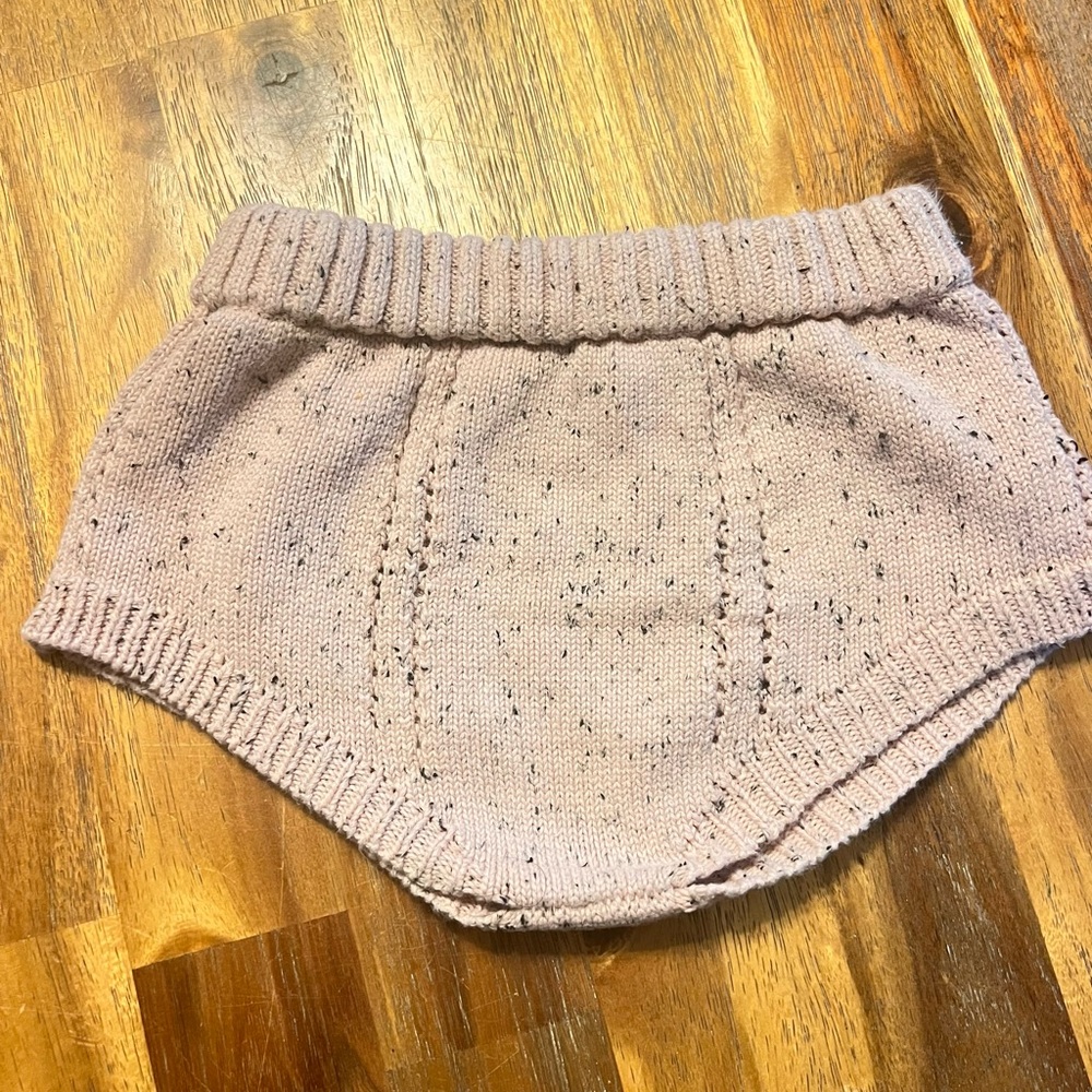 Winnie + Crew Pink Knit Baby Bloomers